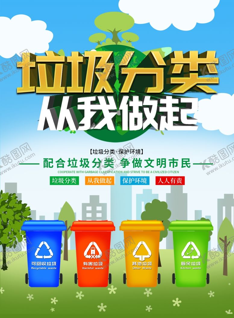 编号：48129710212335512080【酷图网】源文件下载-垃圾分类