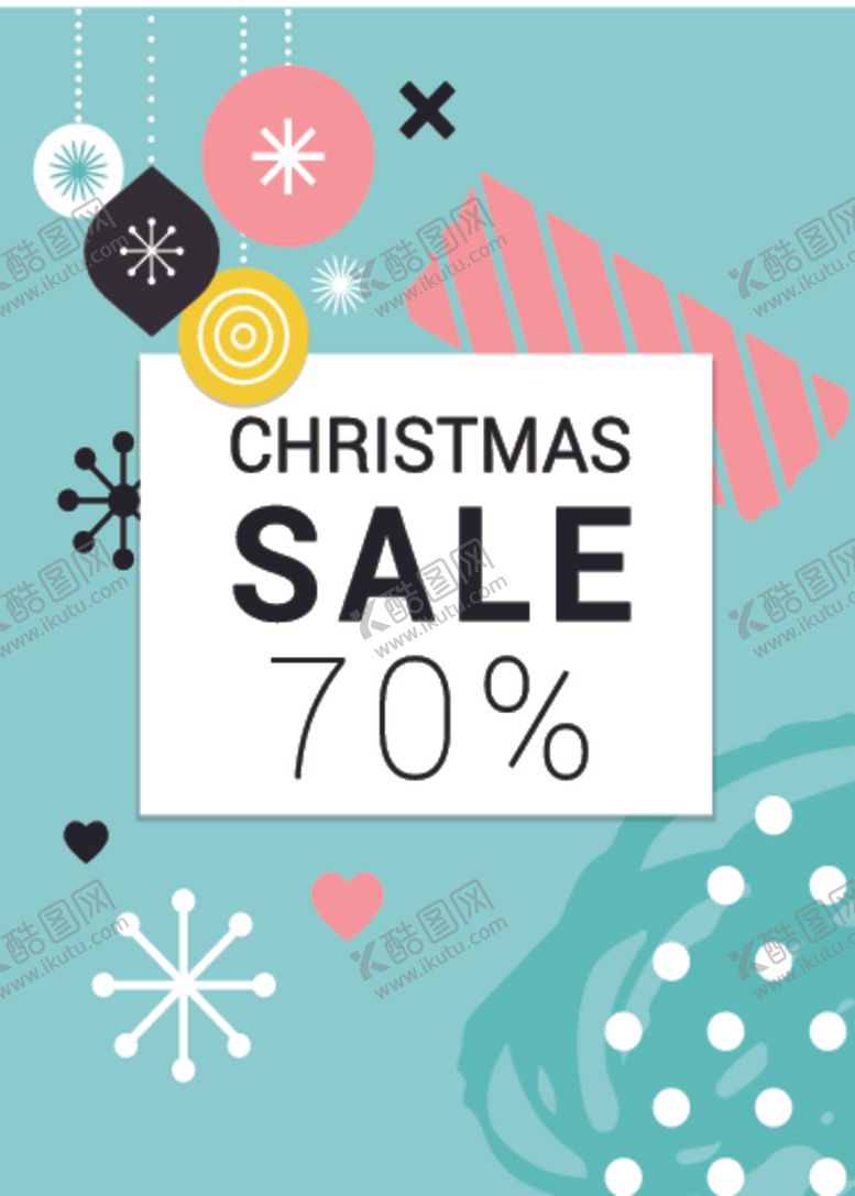 编号：47304409270627126058【酷图网】源文件下载-小清新圣诞节创意海报