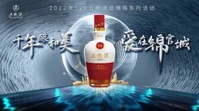 酒类海报白红分层洋