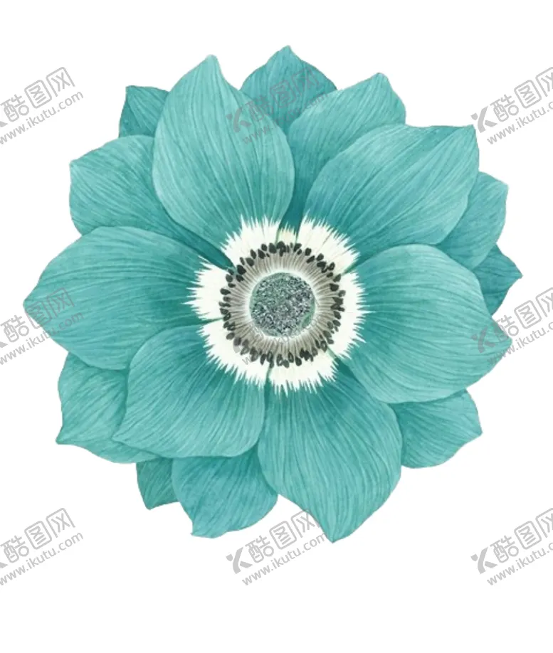 编号：13790105051308471784【酷图网】源文件下载-大丽花青色鲜花