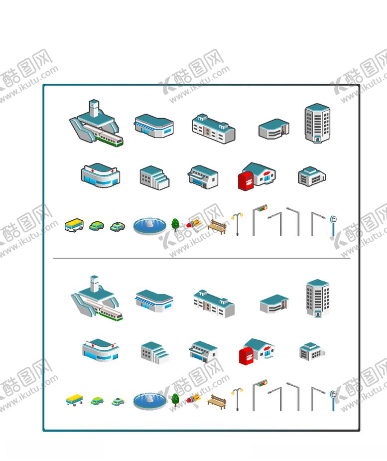 编号：36494010281330348585【酷图网】源文件下载-立体创意城市建筑物图案