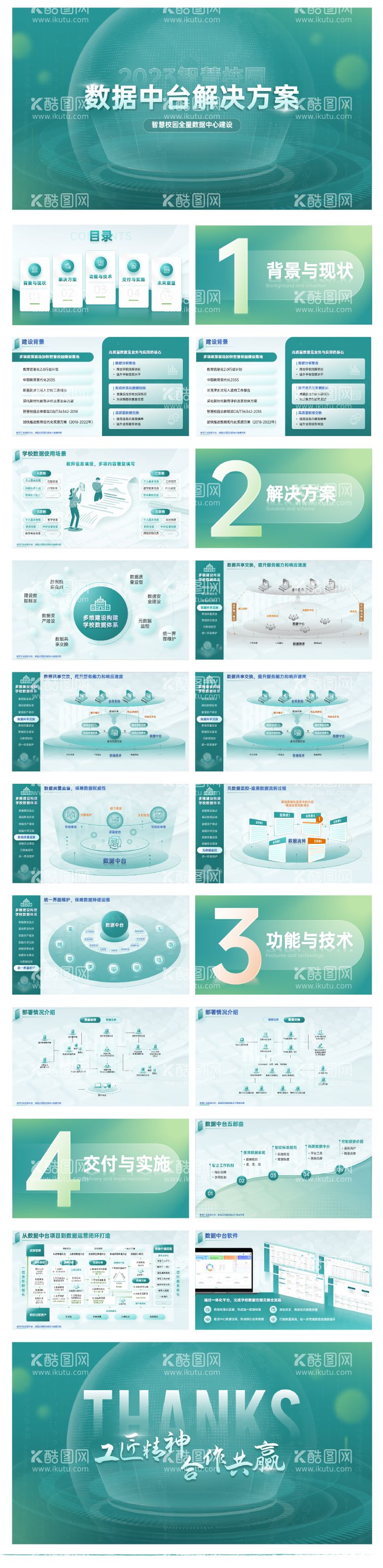 编号：30003011250213283074【酷图网】源文件下载-智慧校园数据中心建设解决方案ppt模