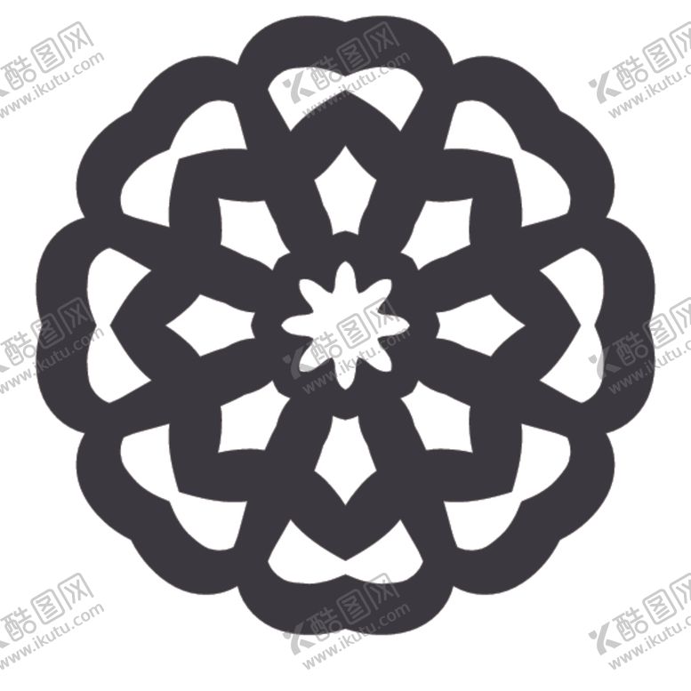 编号：43657210071320156641【酷图网】源文件下载-黑白简约花纹图案设计