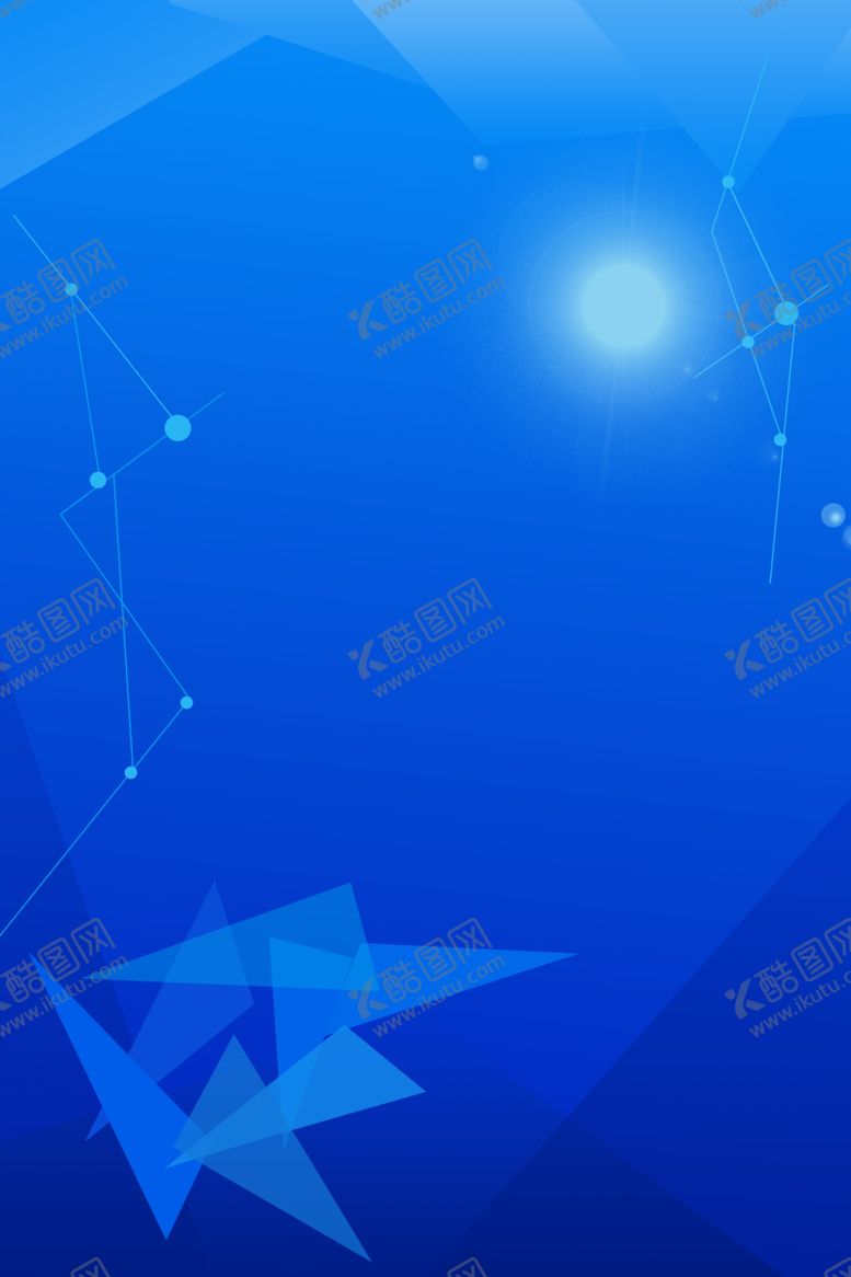 编号：44085409291652408019【酷图网】源文件下载-蓝色科技线条背景