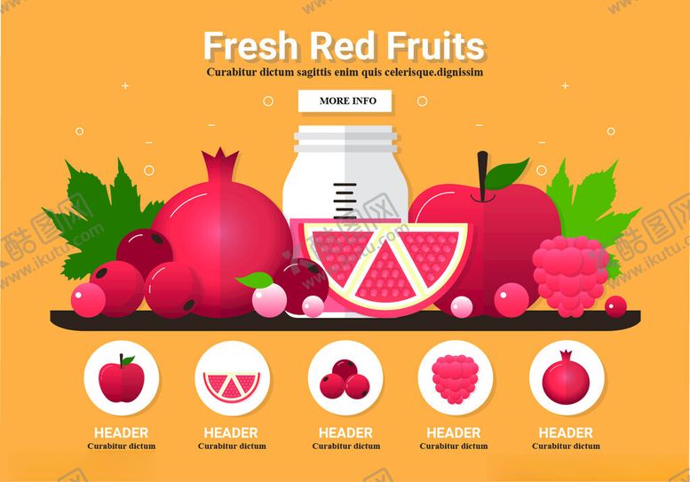 编号：89204011021822514256【酷图网】源文件下载-新鲜红色水果与饮品展示