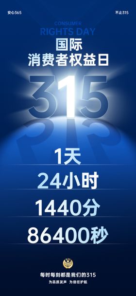 诚信315消费者权益海报