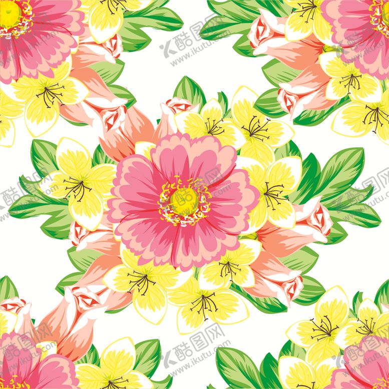 编号：62738009302013021561【酷图网】源文件下载-连续花纹