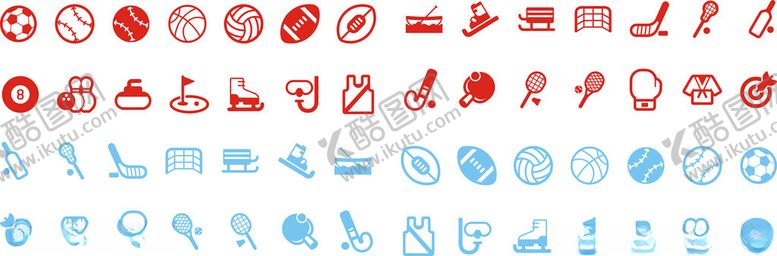 编号：32578611182359163136【酷图网】源文件下载-矢量运动图标