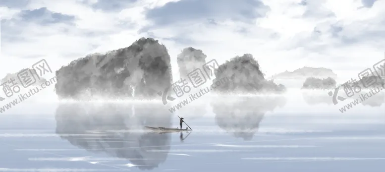 编号：23149907010748296443【酷图网】源文件下载-水墨山水