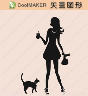 线稿剪影壁纸简洁手绘