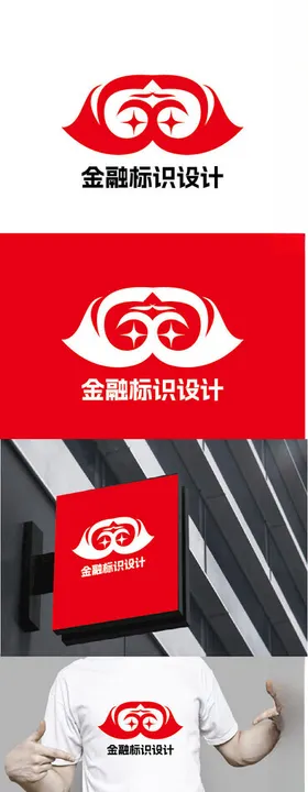 金融标识设计钱币简约元宝