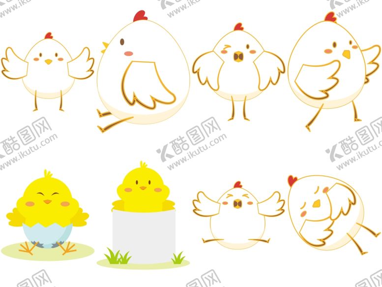 编号：67504907040244518480【酷图网】源文件下载-卡通鸡