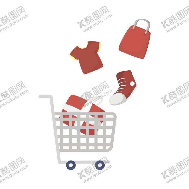 编号：42160805190759536188【酷图网】源文件下载-在线购物插画