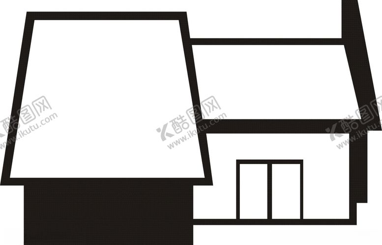 编号：61335010050257593270【酷图网】源文件下载-建筑房屋剪影-03