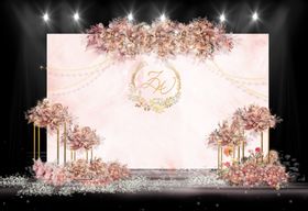 香槟色婚礼效果图