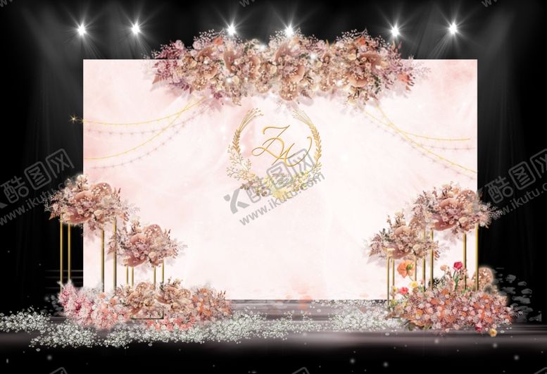 编号：26832010130158317990【酷图网】源文件下载-香槟色婚礼效果图