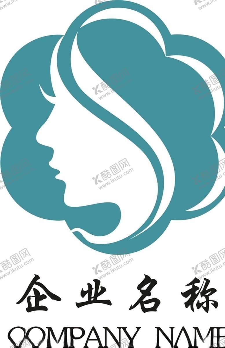 编号：21225909262133382679【酷图网】源文件下载-美发店logo