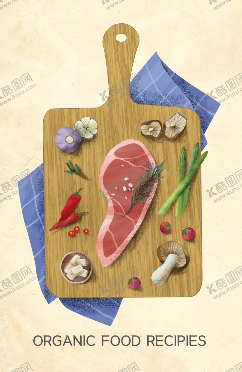 编号：68859207011254348689【酷图网】源文件下载-手绘美食海报