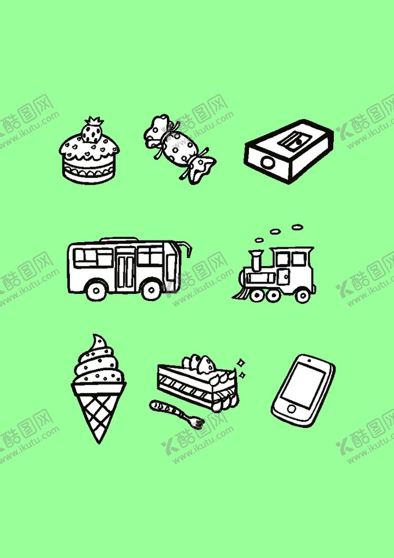 编号：16344601310357217323【酷图网】源文件下载-简笔画卡通画