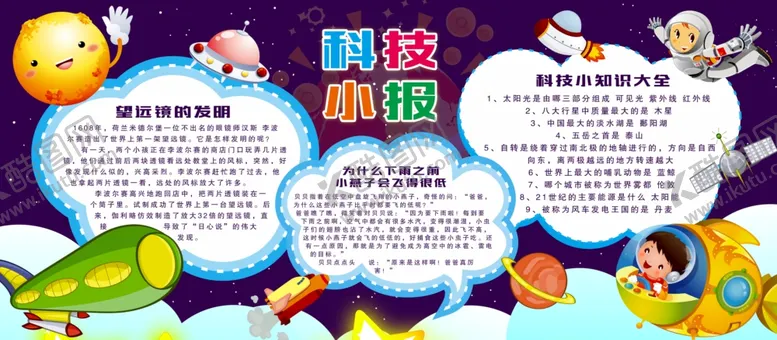 编号：95178804231512458730【酷图网】源文件下载-科技小报