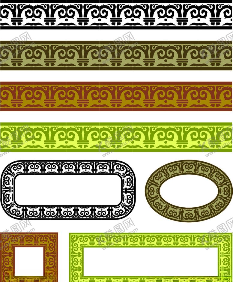 编号：37192909201951462156【酷图网】源文件下载-花边纹