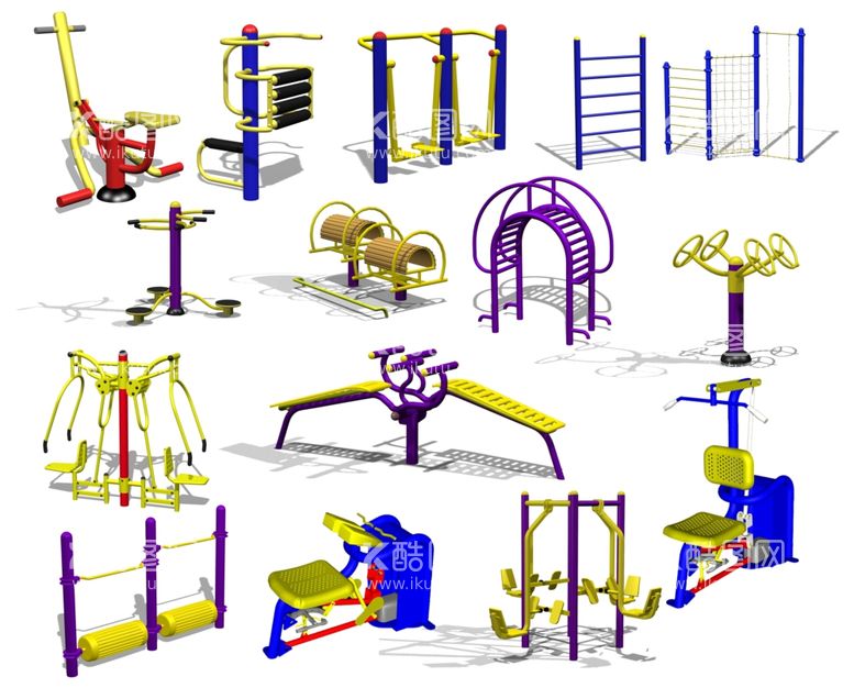 编号：85196712031020327536【酷图网】源文件下载-公共健身器材