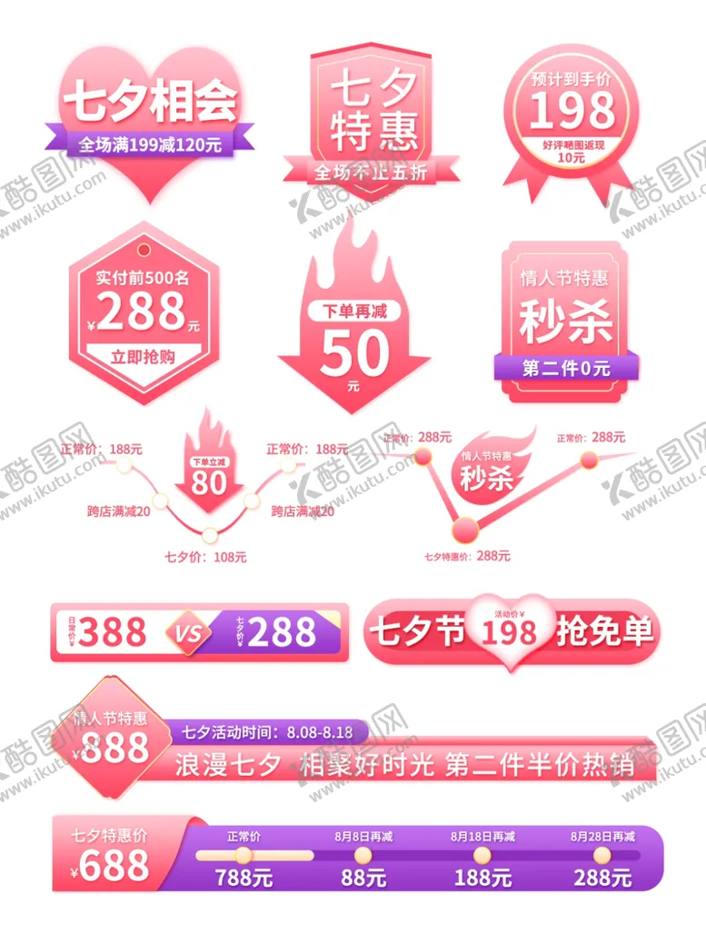 编号：71507807011612128648【酷图网】源文件下载-七夕海报情人节海报七夕相会