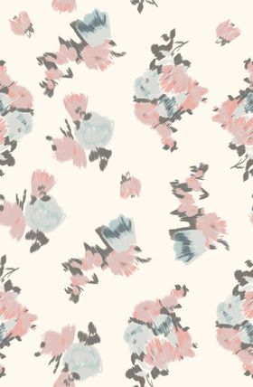 大牌花卉图案清新淡雅