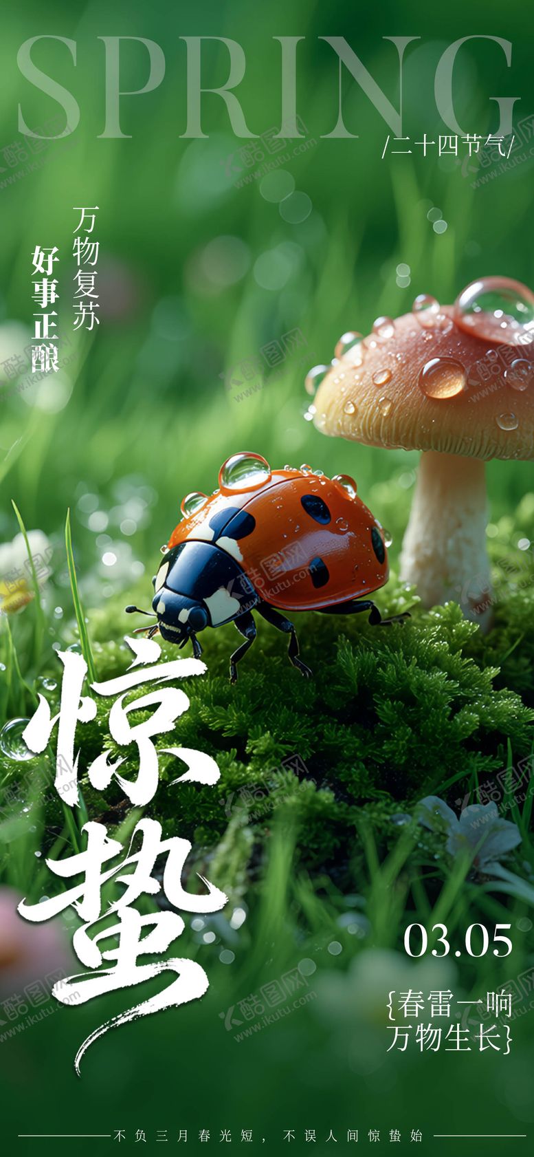 编号：53507003020207547028【酷图网】源文件下载-惊蛰节气海报