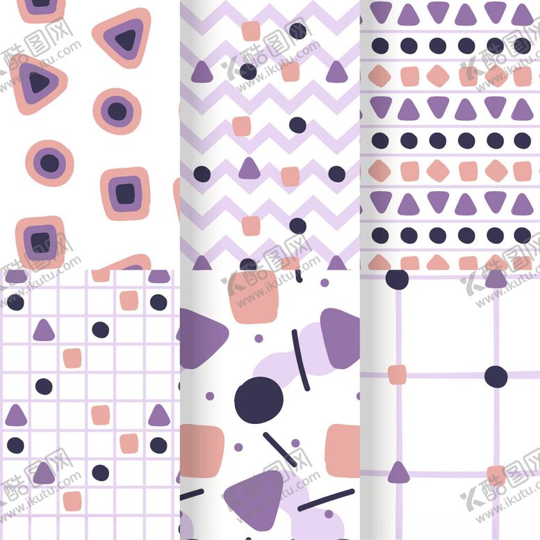 编号：18775306292132008012【酷图网】源文件下载-几何图案拼接彩色背景图