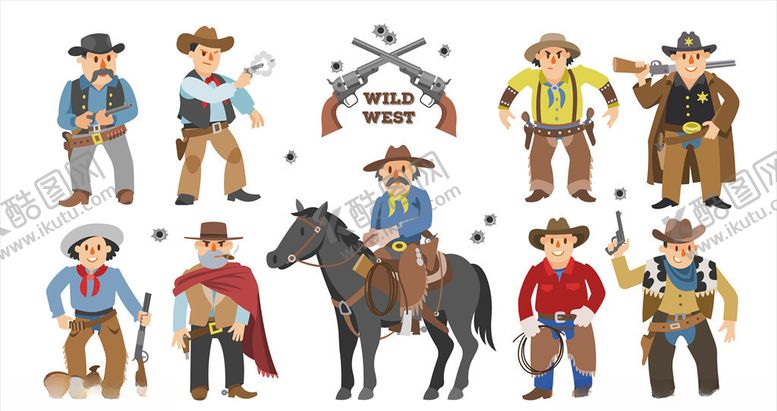 编号：60949609230923127120【酷图网】源文件下载-西部牛仔