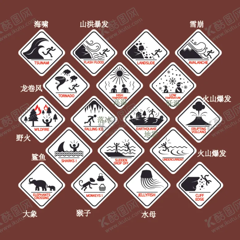 编号：69028412102151215372【酷图网】源文件下载-海啸山洪暴发雪崩龙卷风