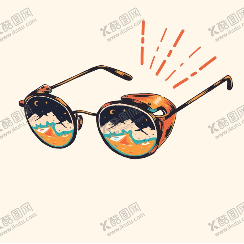 编号：54777905011553482041【酷图网】源文件下载-墨镜