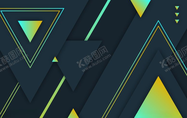 编号：22151710290232295143【酷图网】源文件下载-几何空间背景