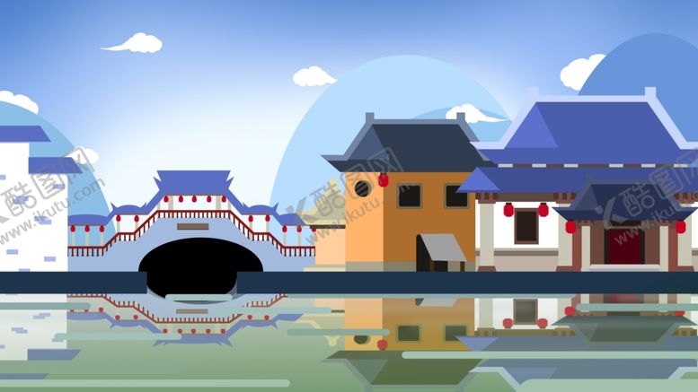 编号：98902009152135372545【酷图网】源文件下载-中国风建筑插画