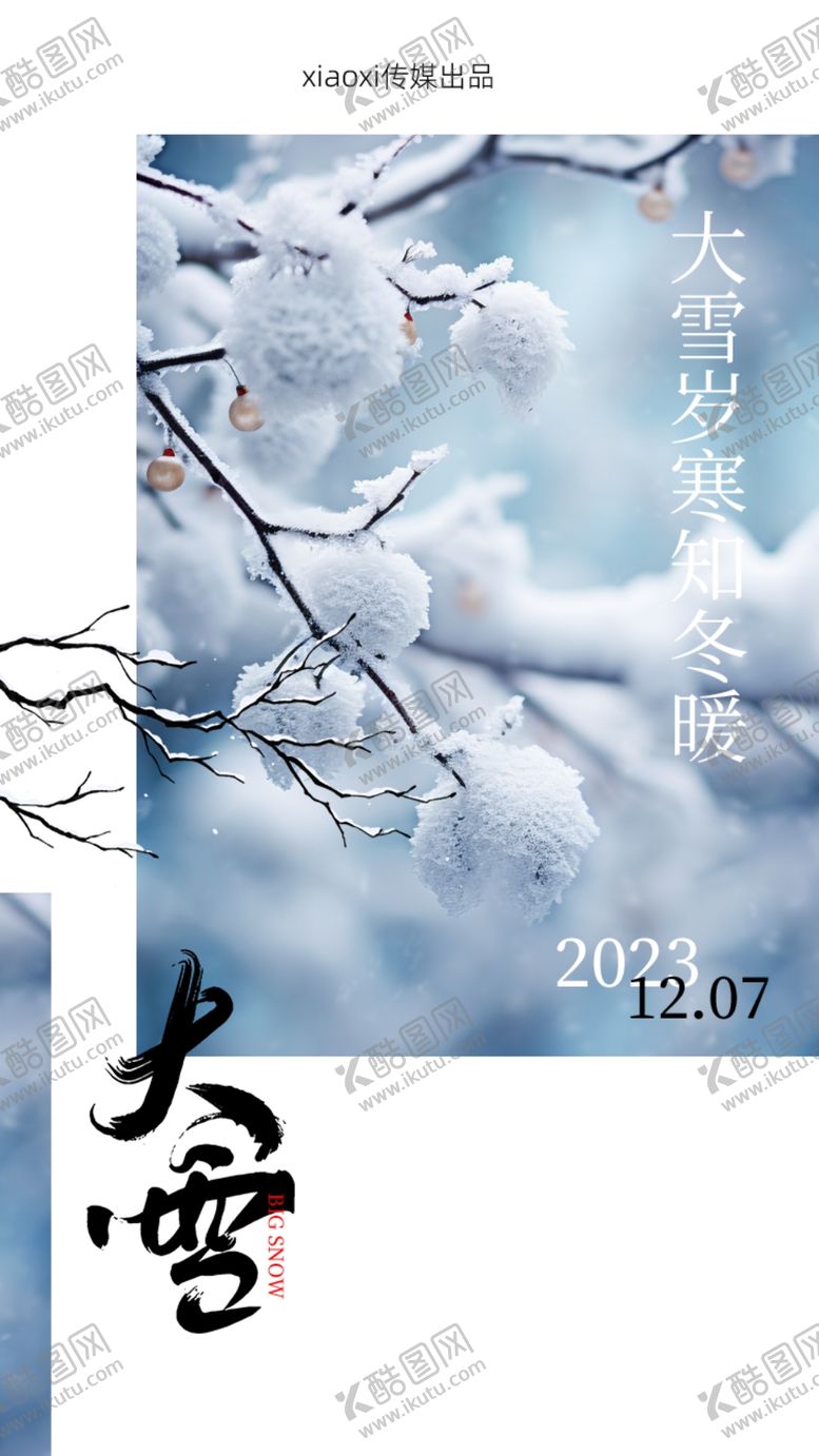 编号：78275401260309245279【酷图网】源文件下载-大雪海报