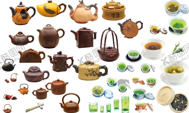 编号：69704404230018063714【酷图网】源文件下载-茶壶茶杯