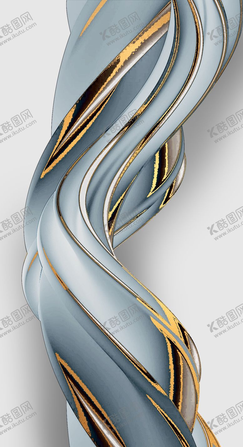 编号：84796310071253297094【酷图网】源文件下载-抽象线条晕染纹理鎏金色块装饰画