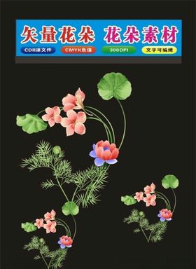 花海报花朵花传单