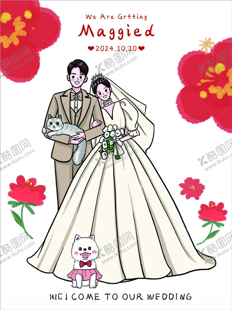 编号：27148412140023095780【酷图网】源文件下载-婚礼水牌
