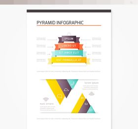 信息图表 金字塔流程图