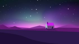 夜晚插画