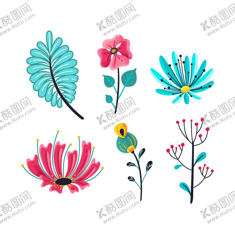 编号：21987310090922106642【酷图网】源文件下载-花元素