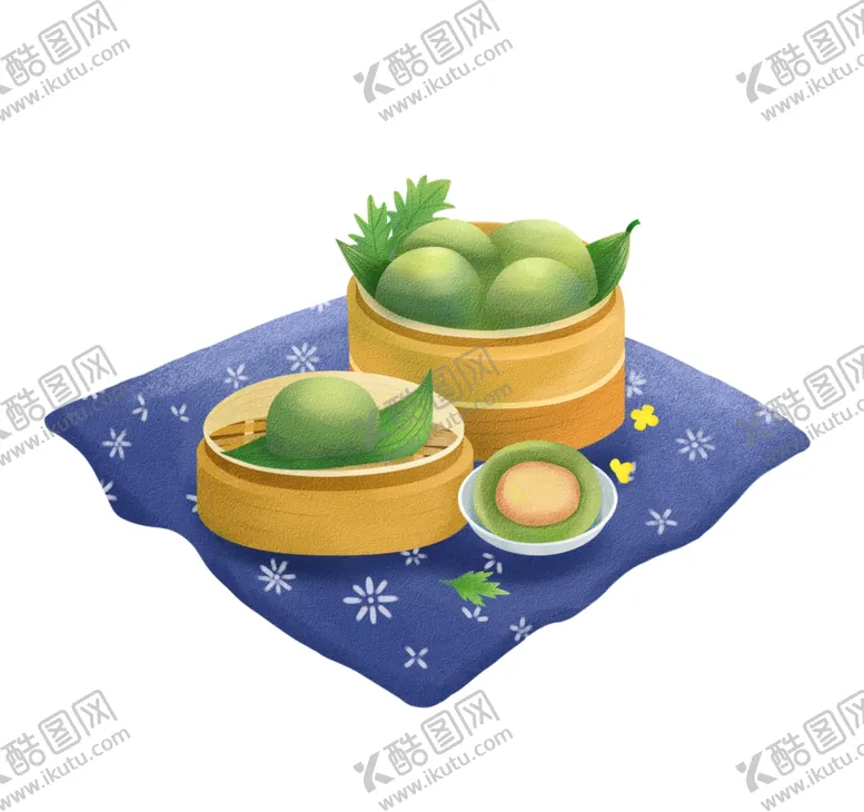 编号：41022501270739039474【酷图网】源文件下载-清明节青团元素