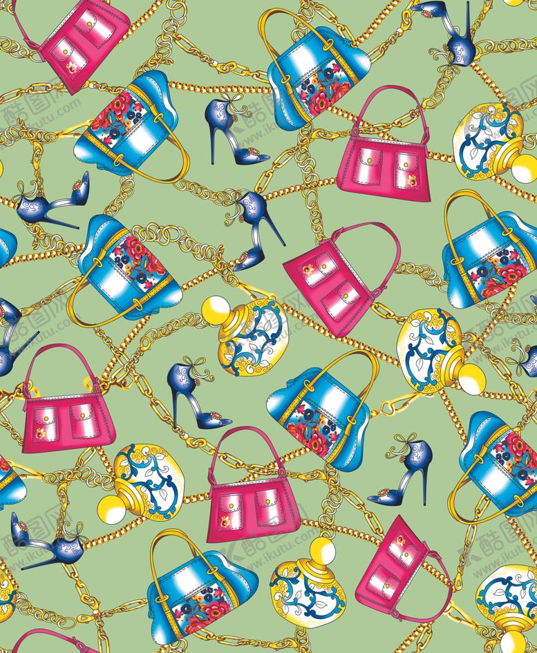 编号：56845809210739503802【酷图网】源文件下载-链包大牌分层瓶子花朵