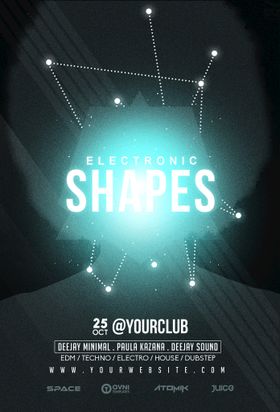 英文流行海报字设计创意字体欧美风字