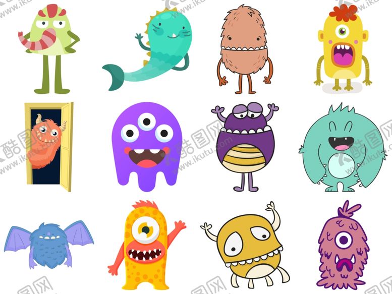 编号：19748310052105386577【酷图网】源文件下载-小怪物