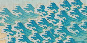 中国风背景墙刺绣