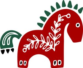 卡通手绘插画几何抽象艺术个性动物园儿童艺术