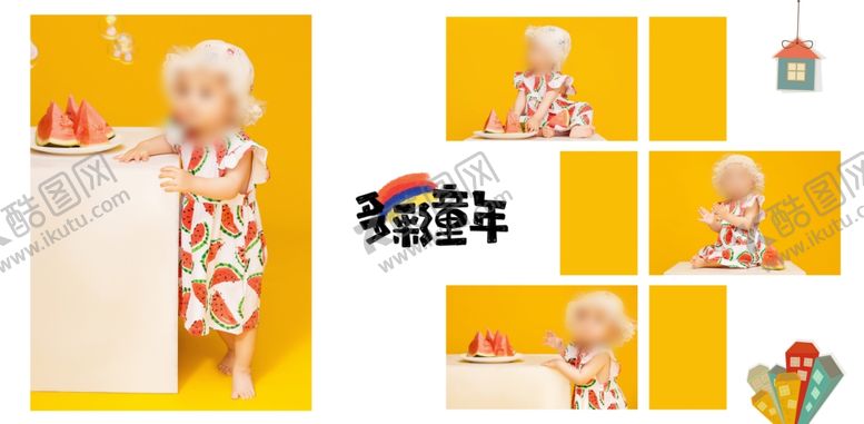 编号：10511510100301583844【酷图网】源文件下载-儿童相册模板